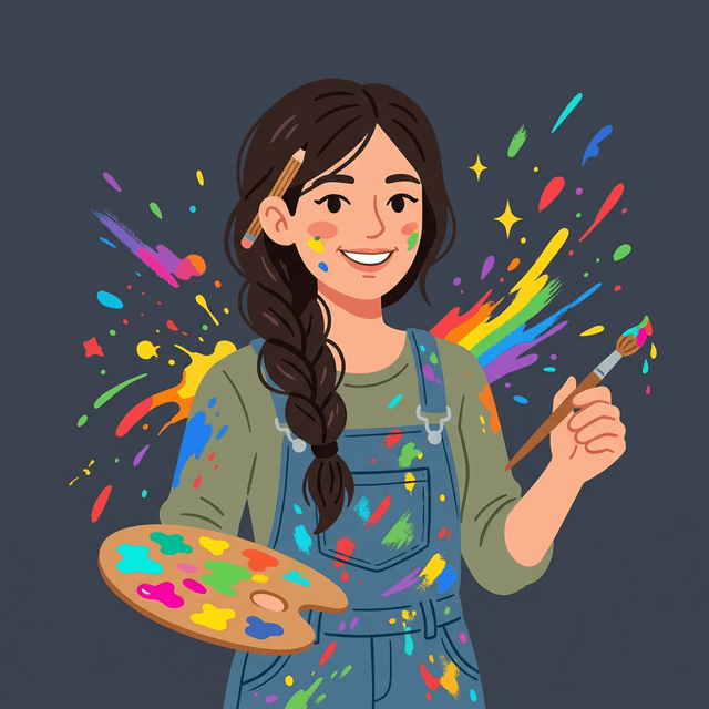 阿花 - 手绘教程